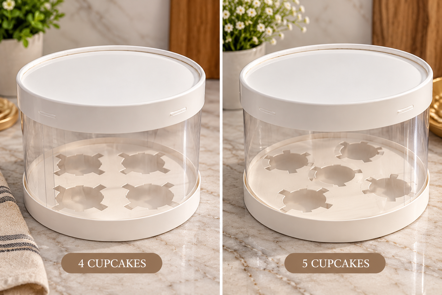 4-cupcake boxes