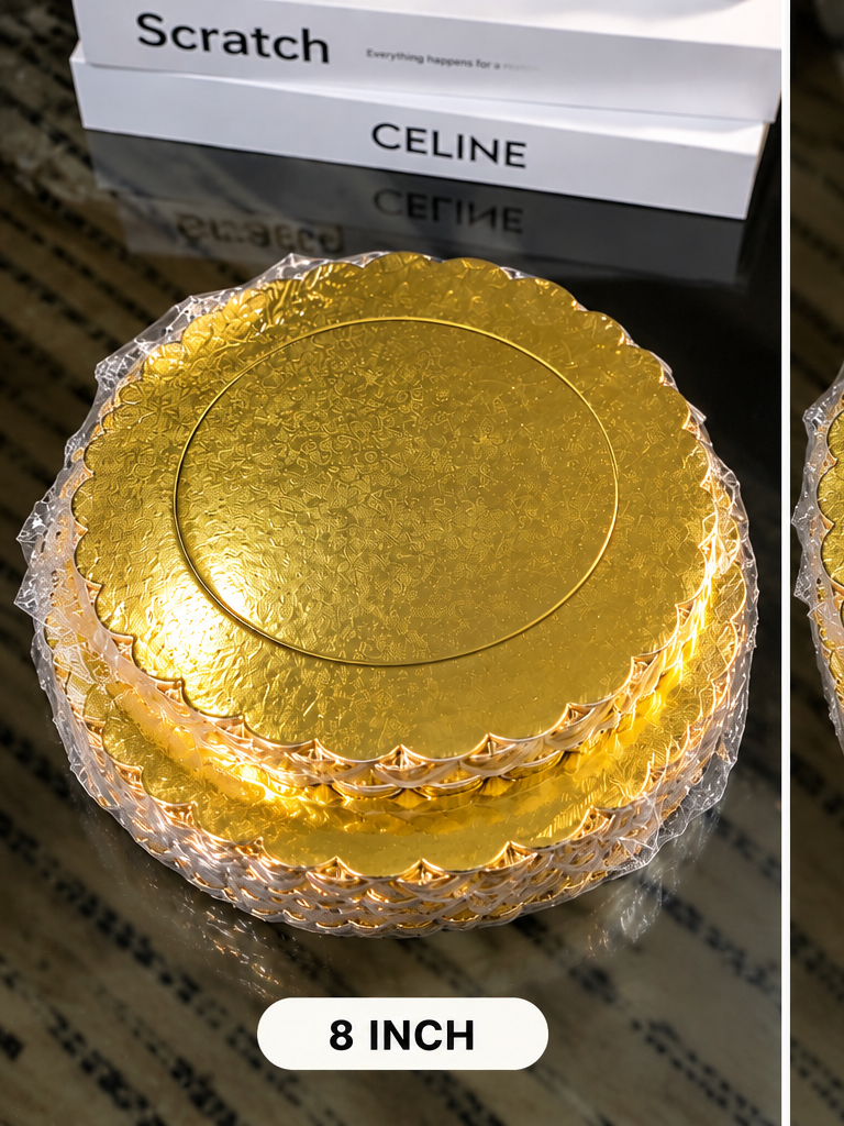 8-inch round cake boards
